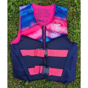 HYPERLITE YOUTH Large Coast Guard Approved Life Jacket Vest 64 to 88 lbs Girls